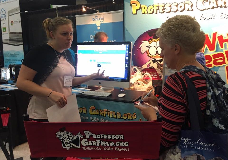 Professor Garfield Goes to ISTE, Begins Fall Agenda